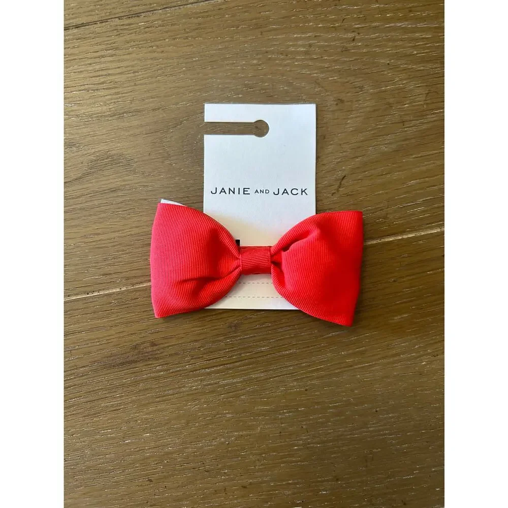 NWT Janie and Jack Red Hair Bow